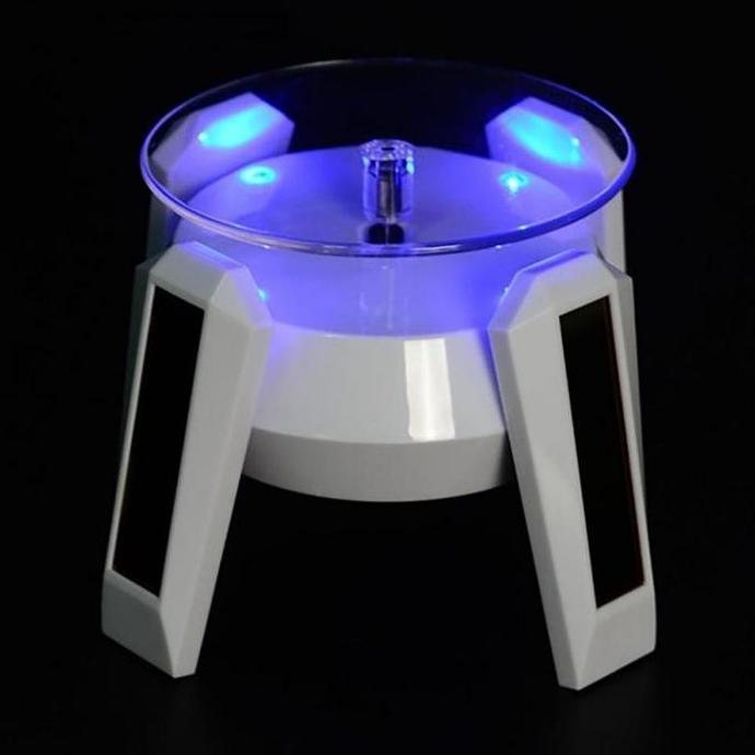 ATHHINE Rotary Display Barang Putar Meja Putar Otomatis Stand Display Putar Solar Display Stand Rota