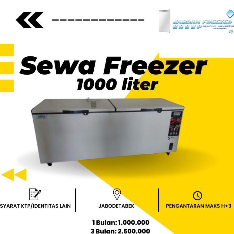 Bestseller- Jagoan Freezer 1000 liter - 3 Bulan