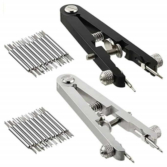 IUMAORI Spring Bar Remover Alat Pembuka Jam Tangan Spring Bar Tweezer Plier Alat Potong Jam Tangan R