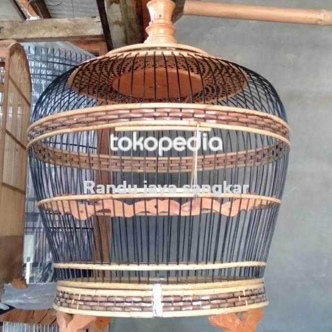 Sangkar Burung Tekukur, Puter, Dll, Anyam Rotan, Melamin