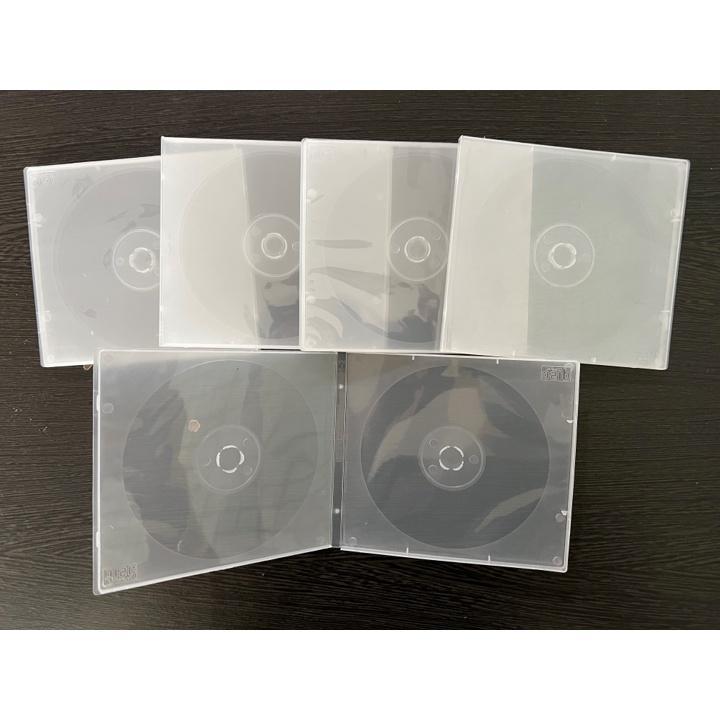 Tempat Kotak Cd Dvd Case Casing Gtpro  Oval / Mika / Plastik Double Side Gt-Pro