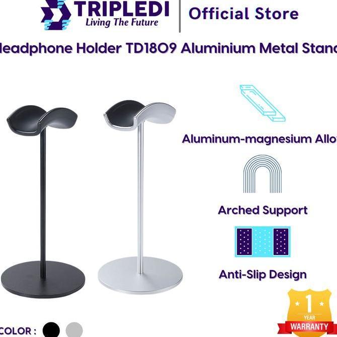TRIPLEDI Stand Headphone TD1809 Aluminium Alloy Holder Headset Gaming Detachable For AirPods Max Tem