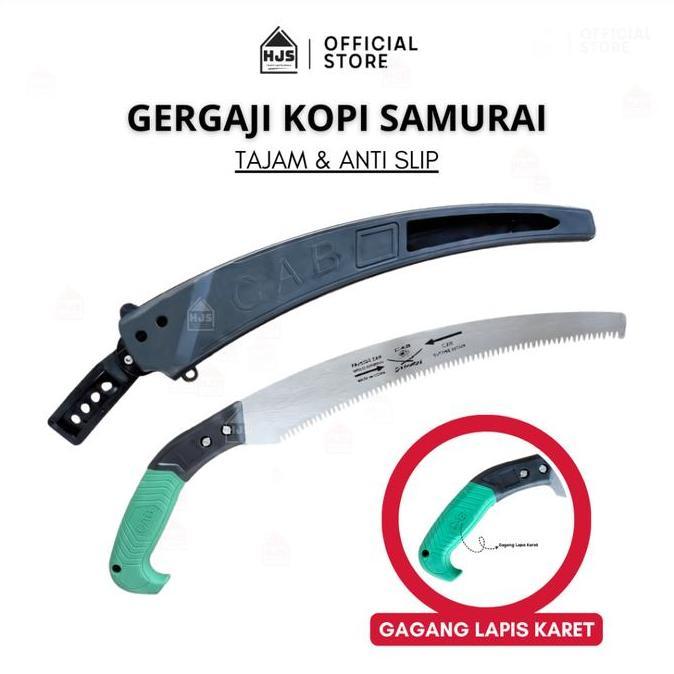 HJS Gergaji Kopi Samurai / Gergaji Sarung Samurai / Gergaji Dahan Ranting / Pruning Saw
