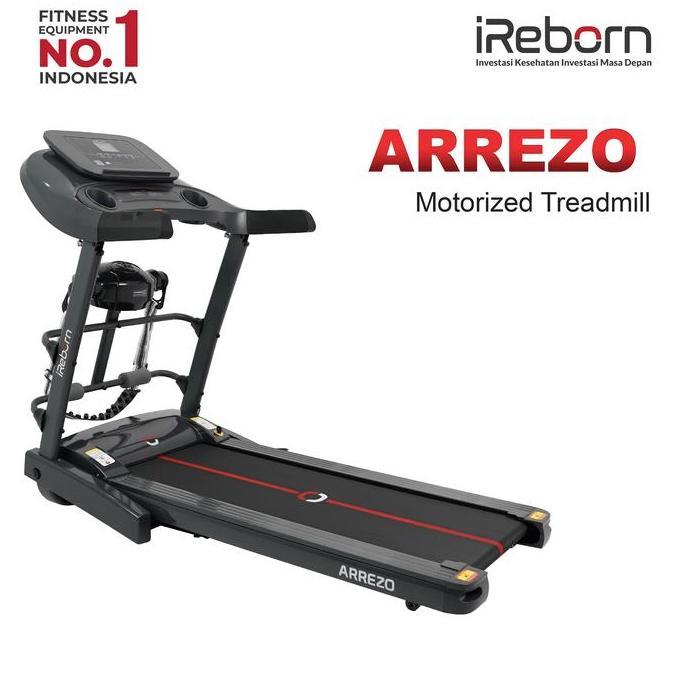 Ftns - Treadmill Elektrik Ireborn Arrezo - Alat Fitness Gym Olahraga Rumahan