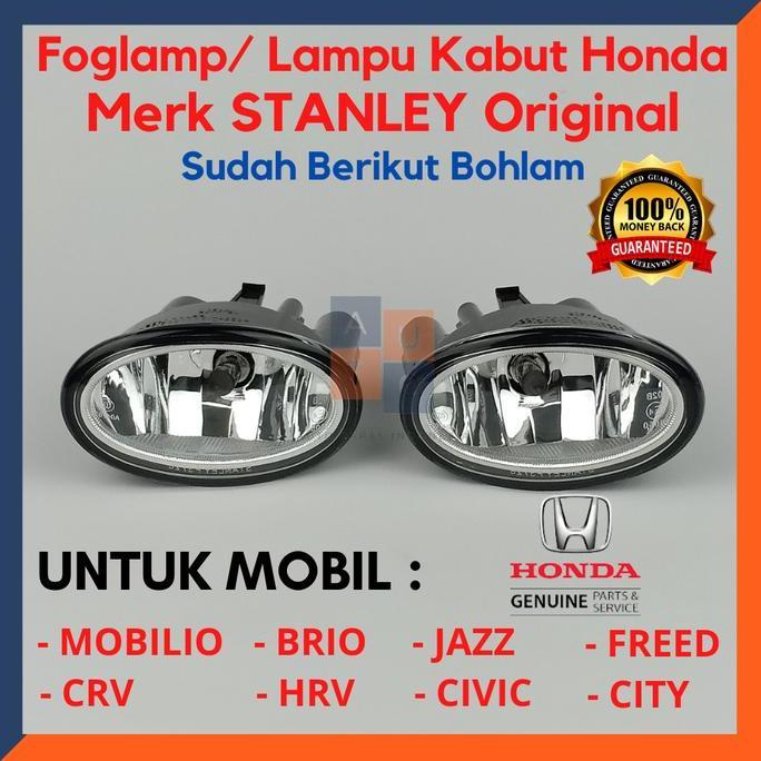 * Foglamp Mobilio/ Lampu Kabut Honda Brio/ Foglamp Honda Ori Stanley *