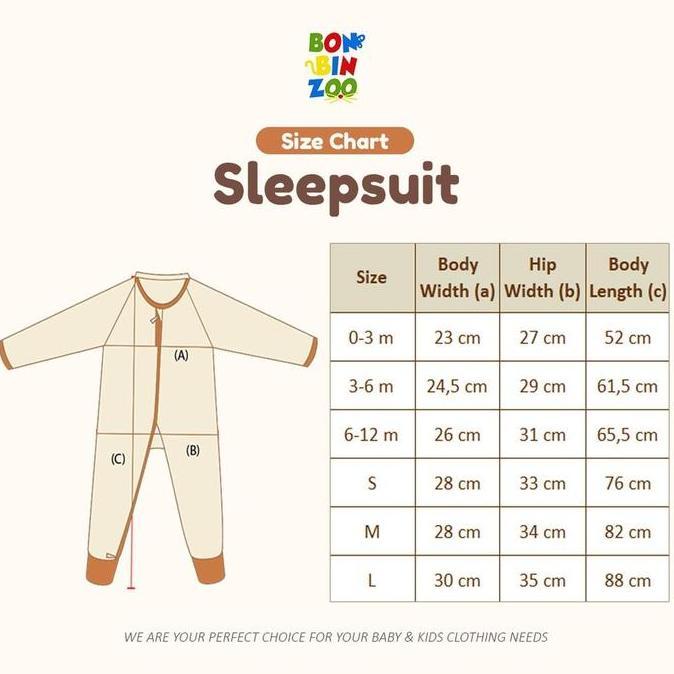 Aka- Bonbinzoo Aztec Series - Sleepsuit Resleting Anak Bayi 0-3 Tahun