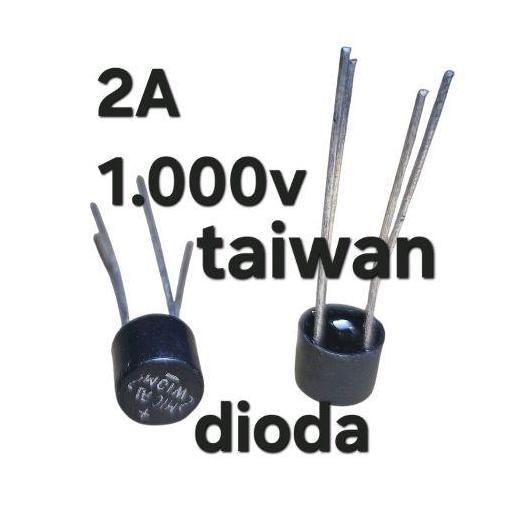 GLOSIR / DIODA 2A 1.000V DIODE PENYEARAH BRIDGE JEMBATAN KECIL BULAG 1KV 1000V W10M POWER SUPPY PSU 