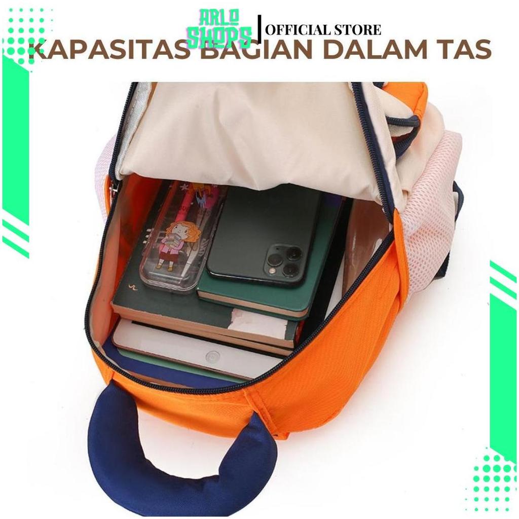 KEDAIBUTIK (647) Tas Ransel Anak Sekolah Import Motif Mobil Kelinci / Tas Sekolah Karakter Lucu GD O