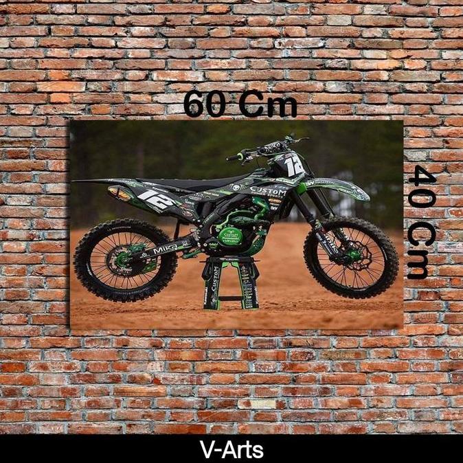 POSTER PAJANGAN DINDING MOTOR TRAIL A2 VA99