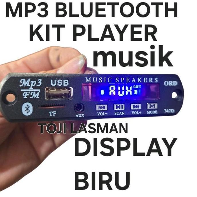 GLOSIR ( KIT MP3 + BLUETOOTH ) MODUL PEMUTAR MUSIK MP3 BLUETOOTH DENGAN FITUR RADIO FM, USB, DAN AUX