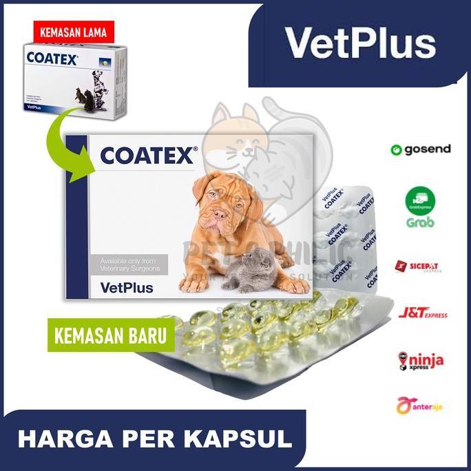 COATEX EFA CAPS VETPLUS UNTUK KUCING DAN ANJING