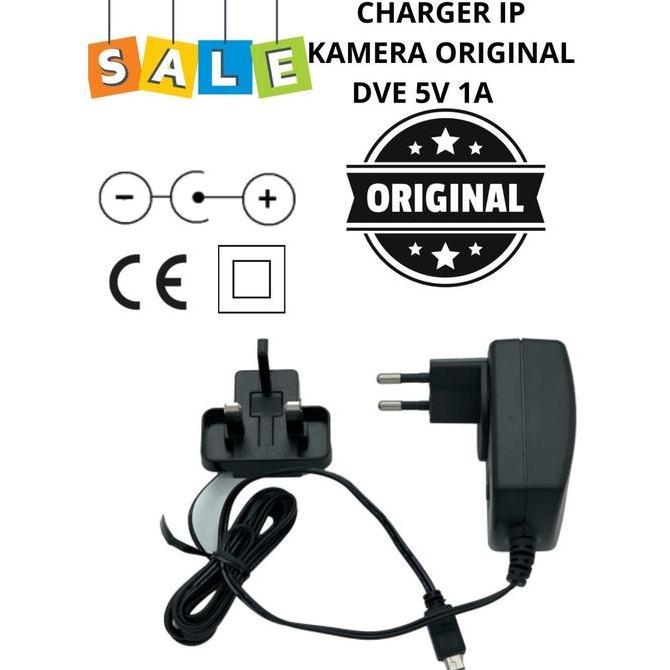IDHIAYI SWITCHING POWER ADAPTOR DVE ORIGINAL 5V 1A adaptor JACK MINI USB MUSIK BOX MP3 MP4 player