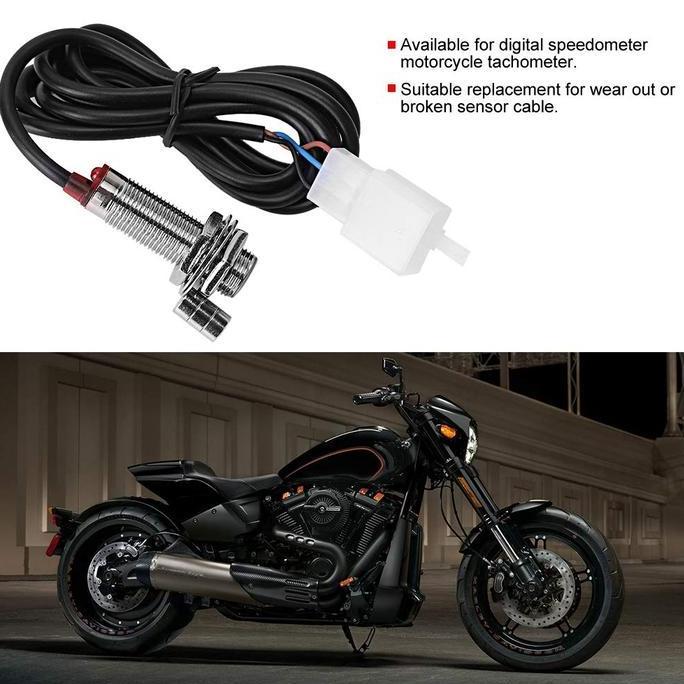 SHWARASA Universal Sensor Speed Digital Dengan Dudukan Sensor Kecepatan Digital Sensor Rpm Digital