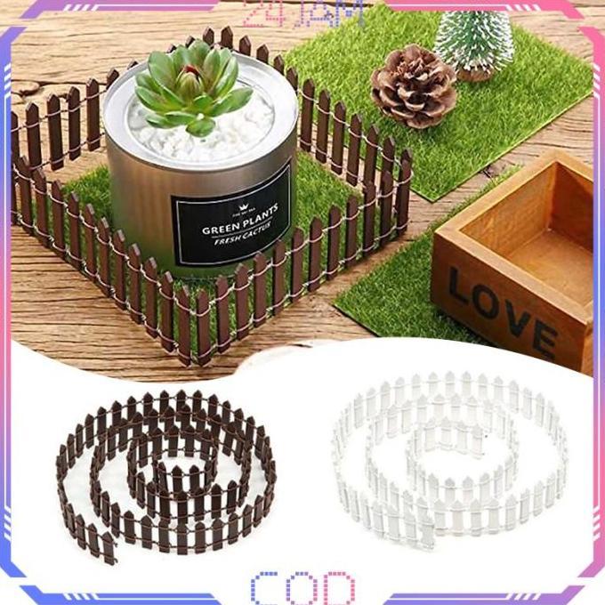 QYUISHOP Miniatur Pagar 90*5cm Miniatur Pagar Kayu Hiasan Miniatur Pagar Taman Maket Pagar Aksesori 
