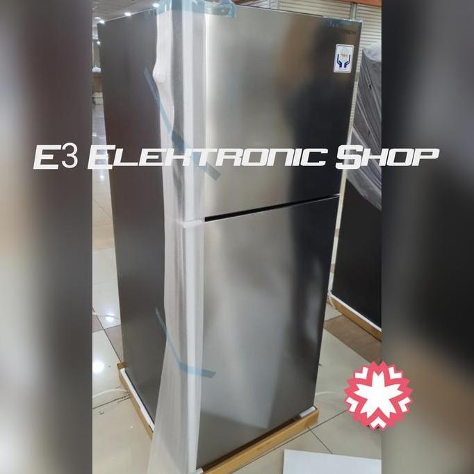 Bestseller- HITACHI RV40PGD8 (BBK) KULKAS 2 PINTU PCM DOOR NEW STYLISH LINE SERIES