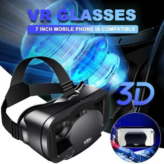 VR Box 3D Virtual Reality Glasses Adjustable 7 Inch Smartphone VRG PRO