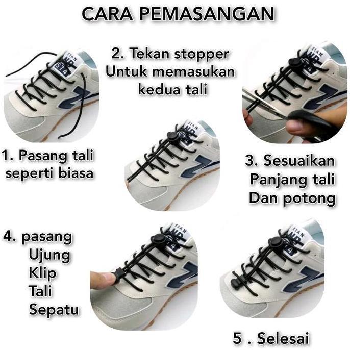 Girly- Tali Sepatu Elastis Bulat 3Mm Shoe Shoes