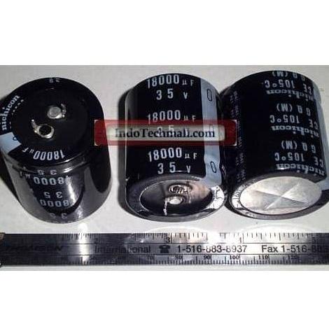 CAPACITOR ELKO 18000UF 35V GQ NICHICON ORIGINAL FORSALE