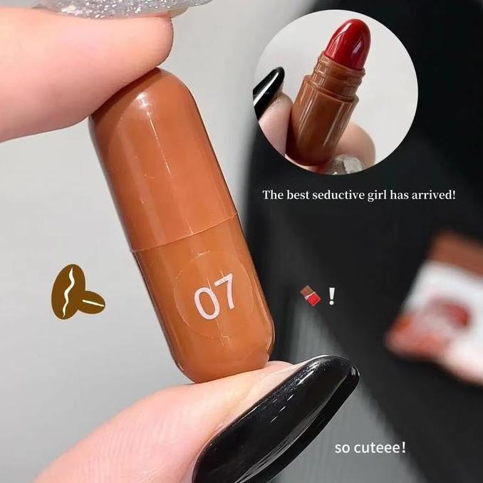 Color- 10 Rna Mini Lipstik Set, Lipstik Dengan Tekstur Velvety Matte, Lipstik Padat, Kosmetik Bibir,