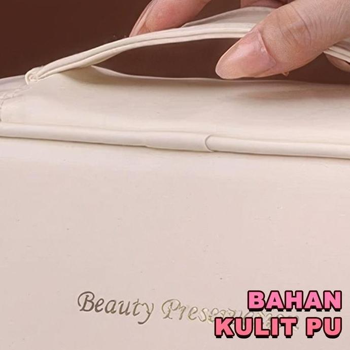 Tas Make Up Multifungsi Tas Kosmetik Travel Waterproof Skincare Organizer BK6030