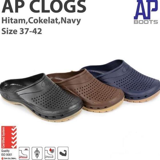 Sandal Slop Ap Clogs Sandal Ap Boots Karet Anti Slip