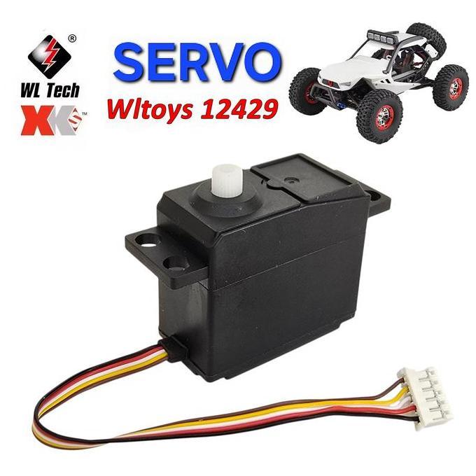 SERVO 12429 ORIGINAL SKALA 1/12 UNTUK WLTOYS 12429 RC CAR HOBBY