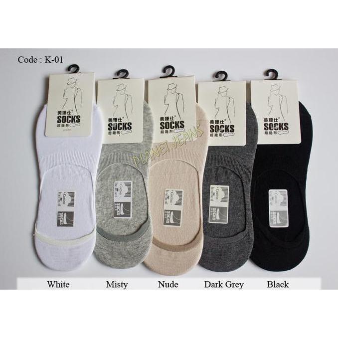 Girly- Kaos Kaki Dibah Mata Kaki /Engkel Untuk Pria Dan Nita Polos Hitam