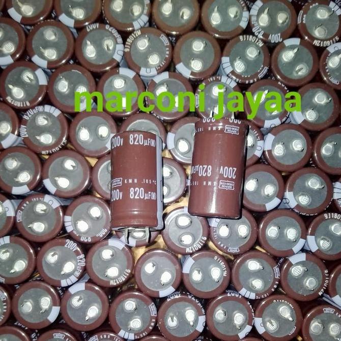 KAPASITOR ELCO 820UF 200VOLT "NIPPON RESTOCK