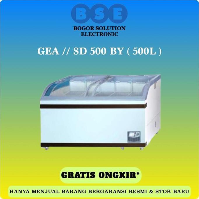 Bestseller- Freezer Sliding Curve Glass GEA 500 Liter SD-500-BY GEA SD500BY 500L