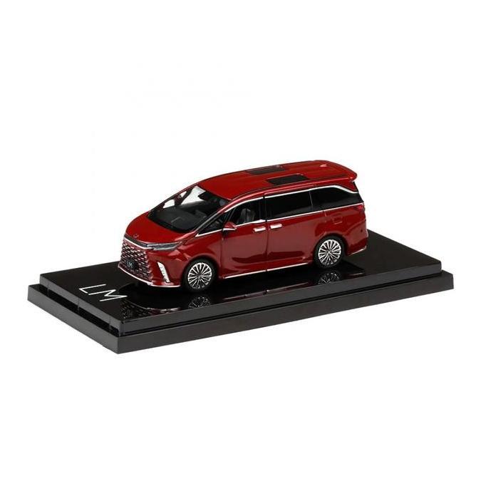 UNVC HJ643076BR - 1/64 LEXUS LM 350h 7 Seater RED Diecast Scale Model Car