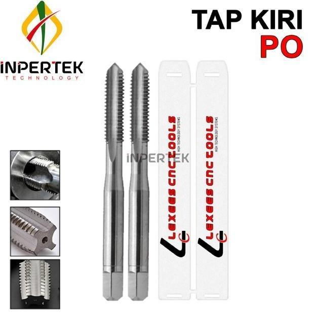 SUNARTAR Tap Kiri M6 X 1.0 Pointed Taps Mesin M6 Left Hand HSS PO Ulir Milling