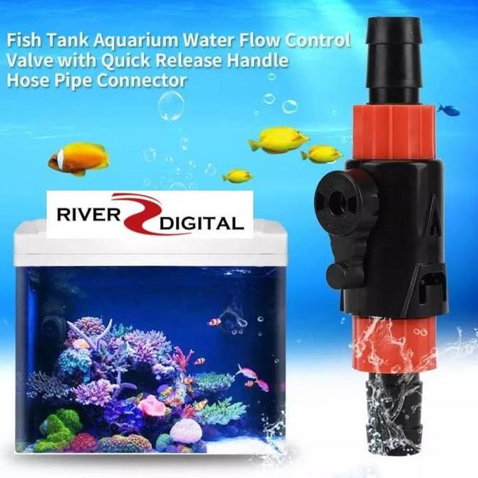 Hose Flow Control Valve 16/22 Kran Selang Canister Aquascape Aquarium