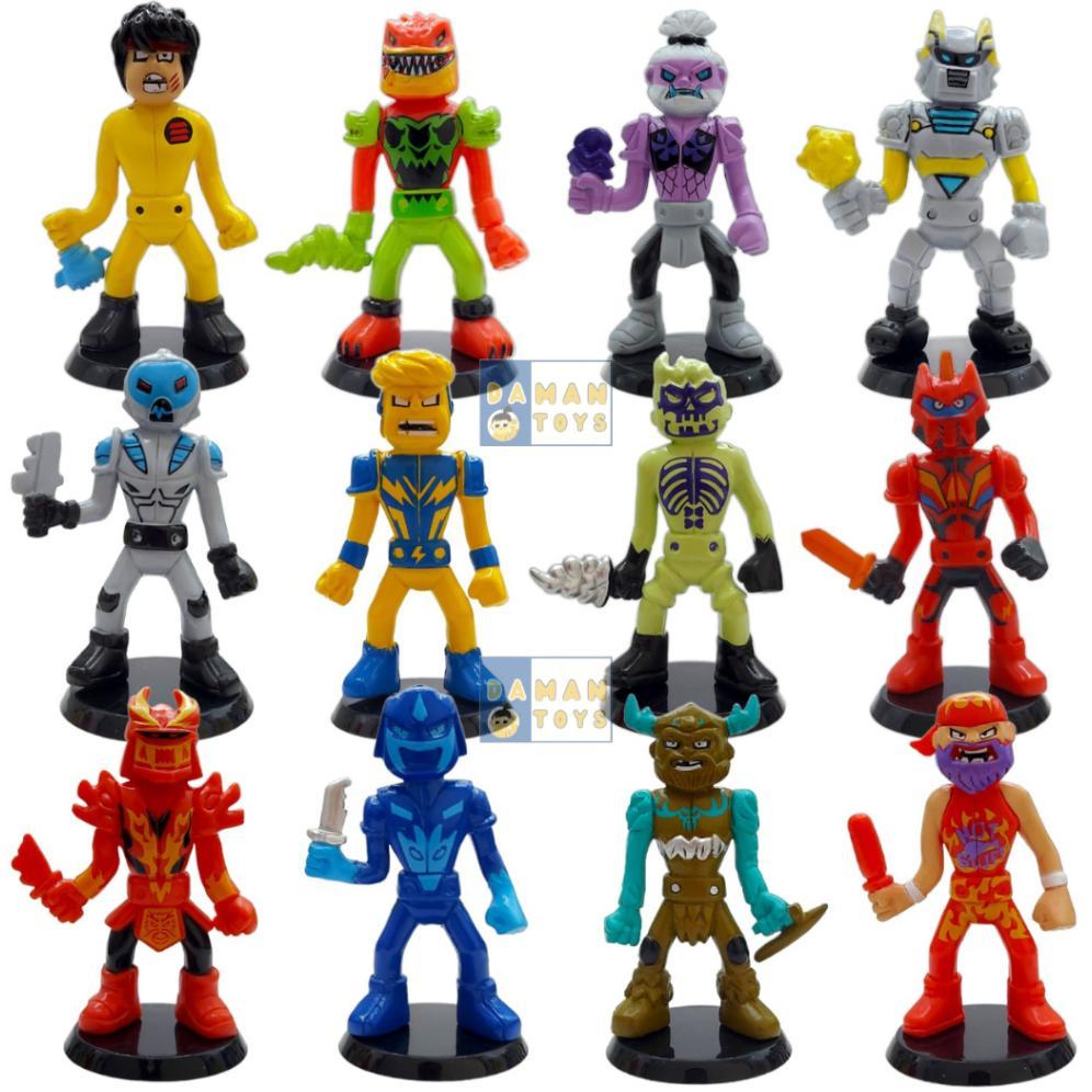 Mainan Akedo Ultimate Arcade Warriors Fight 12pcs
