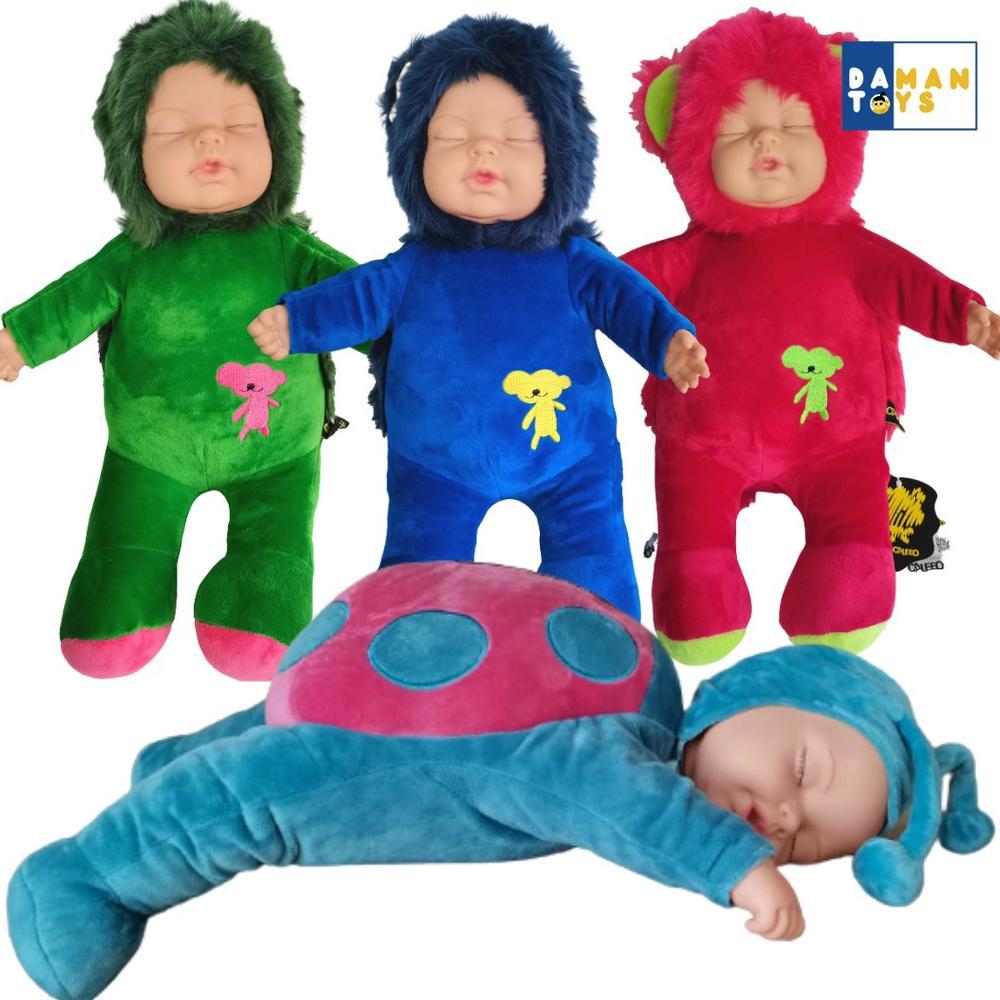 Mainan anak Boneka Tidur, Boneka Bunyi, Boneka nangis, Mainan Anak Perempuan, Sleeping Baby Bieber