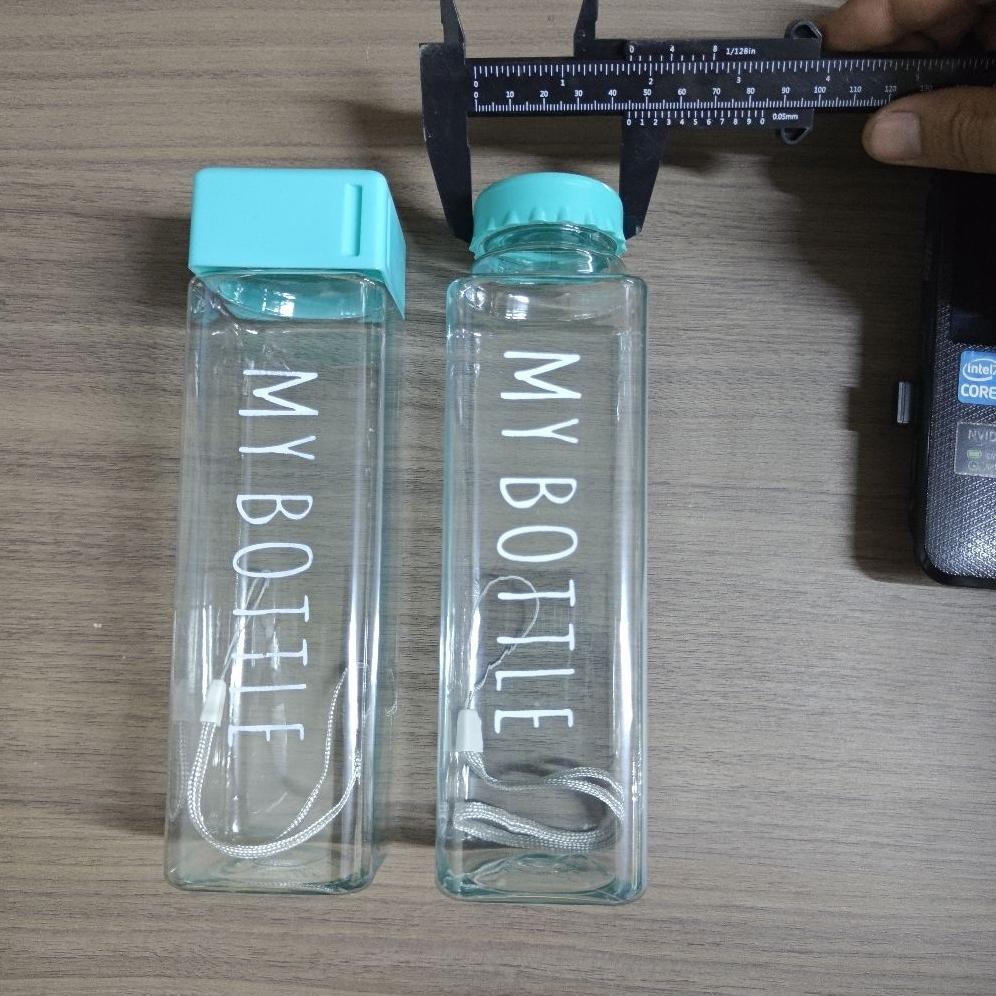 BESTPROMO botol minum grosir murah MY BOTTLE KOTAK-500ml