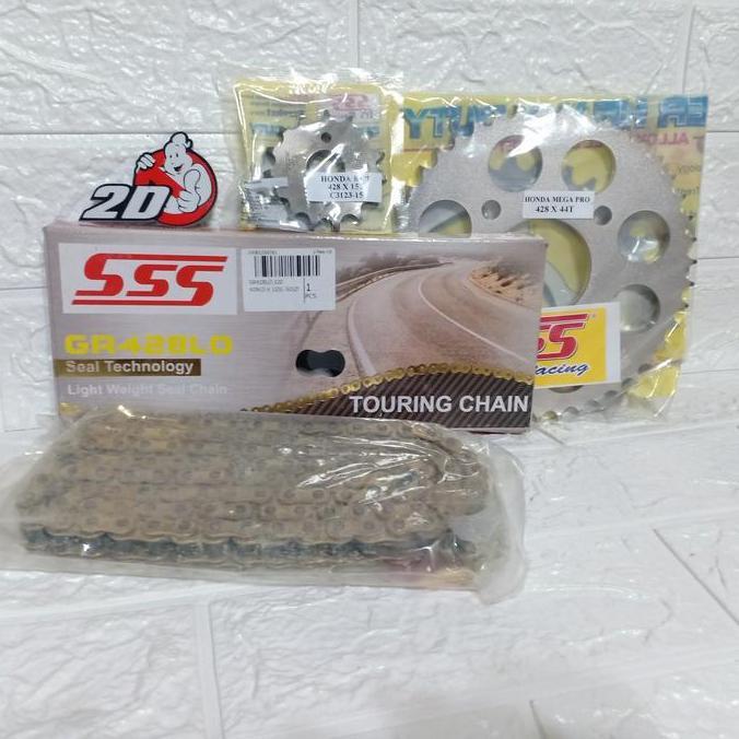gear gir set sss 428 Sonic Supra GTR rantai sss LO oring o ring terlaris