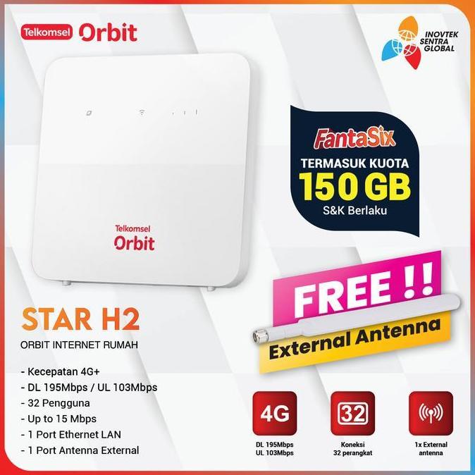Huawei B320 Penganti Orbit Star 2 B312 Modem Router Wifi Unlock