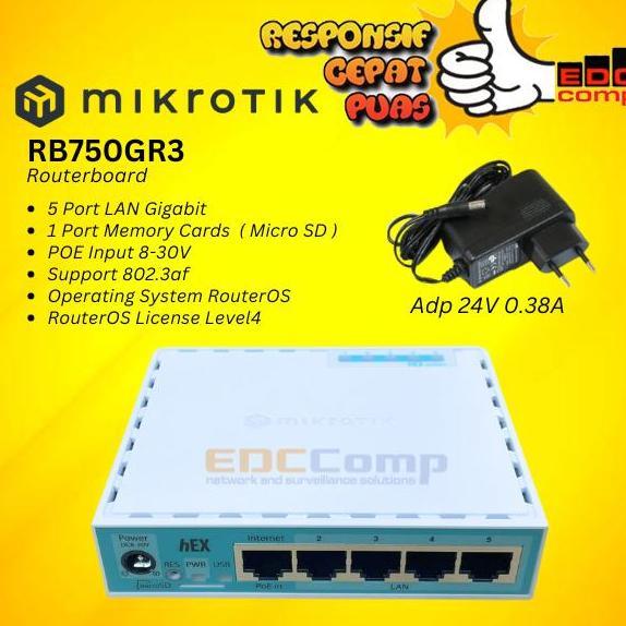 Mikrotik Rb750Gr3 Hex / Rb750Gr3 Hex Router Mikrotik