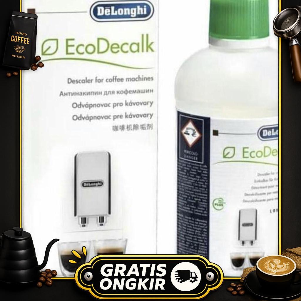 Descaler Delonghi Ecodecalk 500Ml Coffee Maker Cairan Pembersih 500Ml