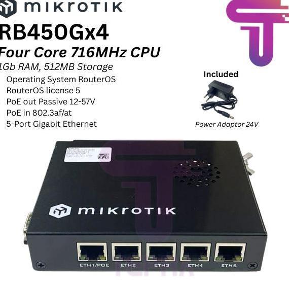 Mikrotik Rb 450 Gx4 Rb450Gx4