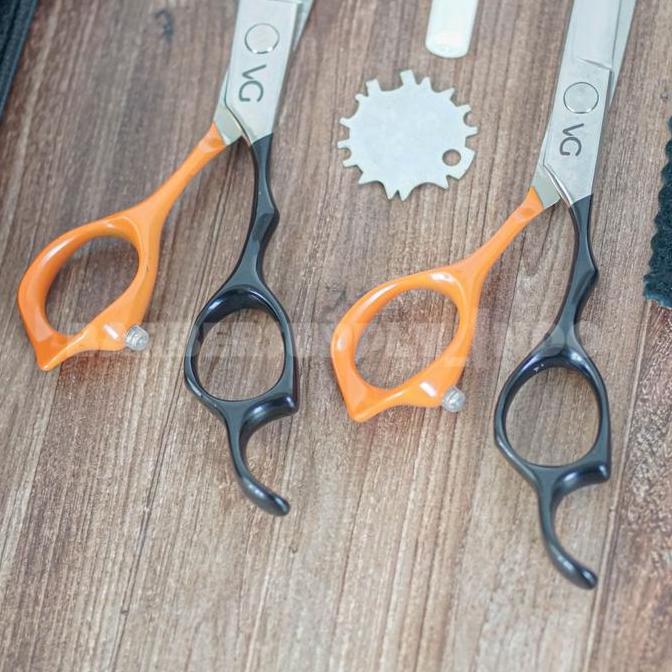 Gunting Potong Gunting Penipis VG Professional Hair Scissors Sepasang