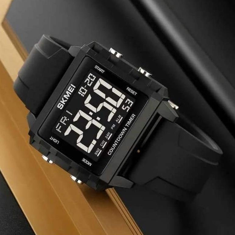 Jam Pria Skmei 2320 Segi Digital Free Gift Box