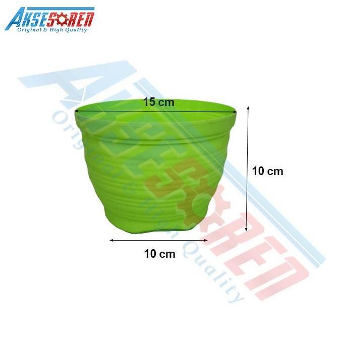 AKSESOREN POT BUNGA PLASTIK ERIKO [1 PCS] / POT MOTIF SARANG LEBAH / POT BUNGA BESAR SEDANG KECIL / 