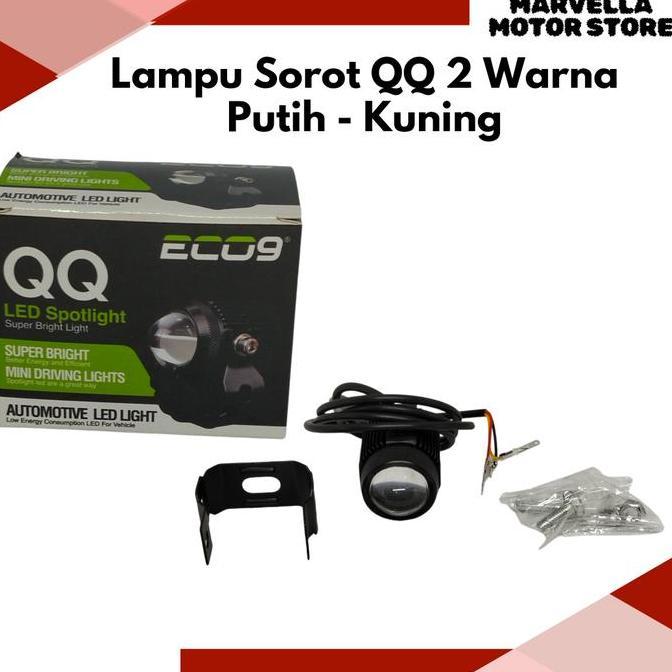 Lampu Led Tembak Mini Laser D2 Qq Eco 9 Luminos Led Putih Kuning