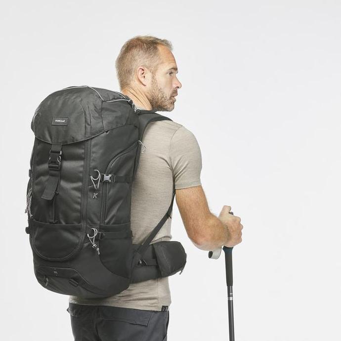 Moon- Decathlon  Forclaz Ransel Travel 50 L - Hitam - 8735043