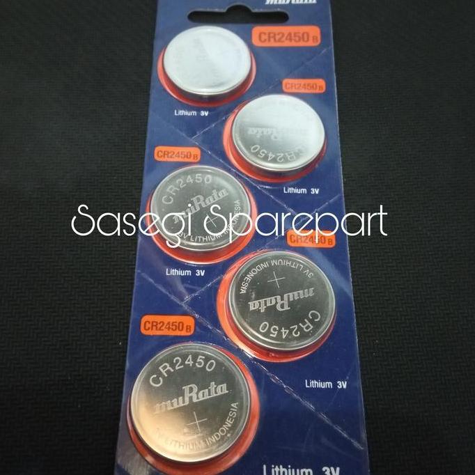 Homeyou- Batre Baterai Batrai Battery Murata Cr2450 Murata 2450 Original