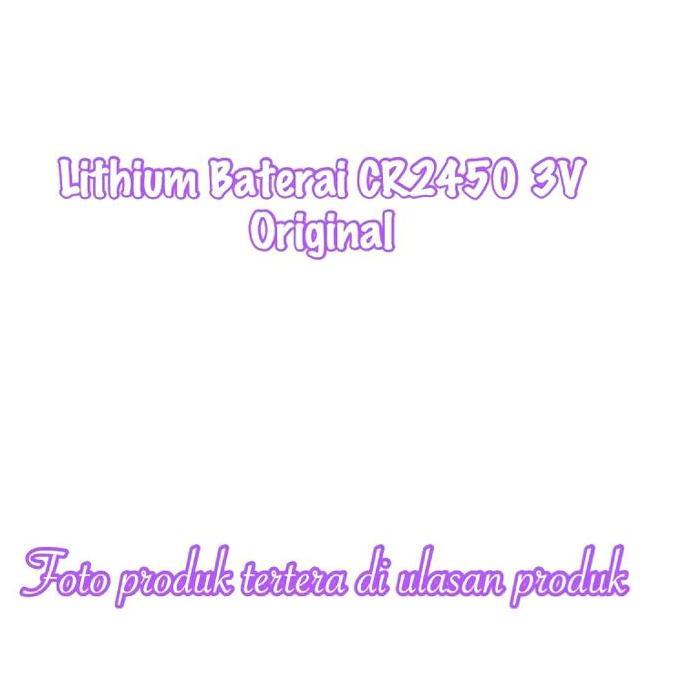 Homeyou- Baterai Lithium Cr2450 3V Original Lithium Cr 2450 3V Lithium Cr2450