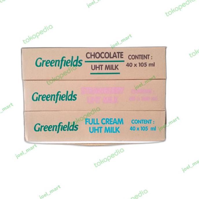 Runmilk- Greenfields 125 Ml 125Ml Dus Karton / Susu Greenfields Uht 1Dus 40Pcs