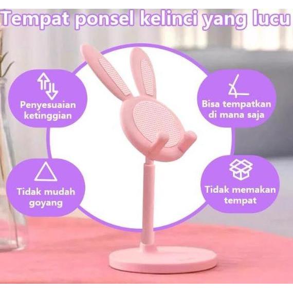 Stand Holder Kelinci Phone Holder Lucu Stand Hp Lucu Standing Hp Holder Stand Hp Phone Stand Lucu Be