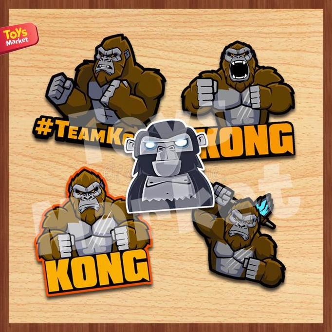 Ready Sticker / Stiker King Kong Kingkong Set #00